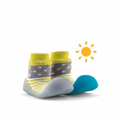 Avocado Polka - Bigtoes Chameleon รองเท้าหัดเดินเปลี่ยนสีได้ รองเท้าเด็ก 6-24 เดือน