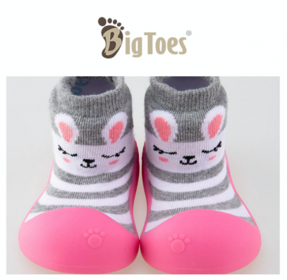 New Rabbit Pink - Bigtoes รองเท้าหัดเดิน รองเท้าเด็ก