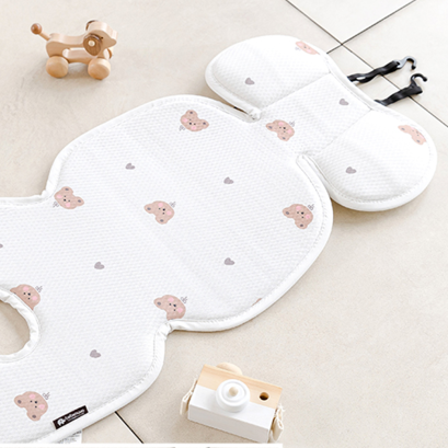 Mini Bear เบาะรองรถเข็น คาร์ซีท Bebenuvo Ice air-mesh cool seat (แบบบาง)