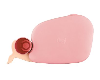 จานหลุมใส่อาหารเด็ก มีฝาปิด WHALE FOOD TRAY สี Pastel Pink