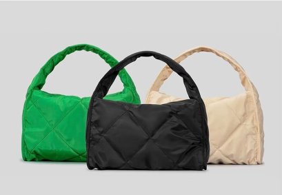 Minicube กระเป๋าถือผ้าร่มสายตาราง รุ่น 918