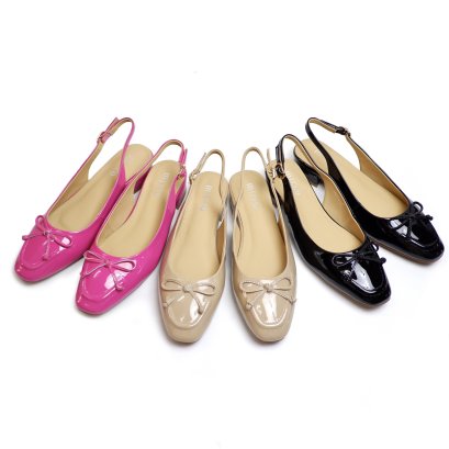 MICCO รองเท้าส้นสูงรัดส้น 3 นิ้ว รุ่น 6693-5