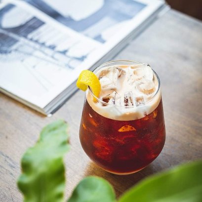 Nitro Thai Tea with Lemon