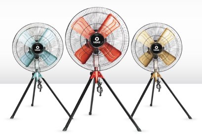 พัดลม BLACK and METALLIC VENZ model FBM