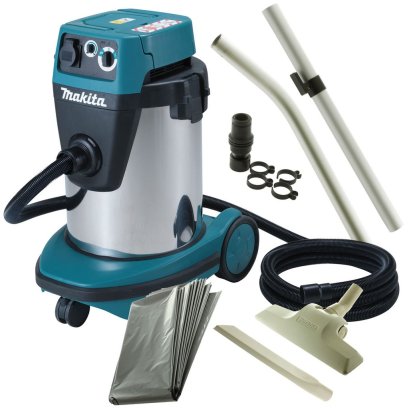 MAKITA เครื่องดูดฝุ่น น้ำ-แห้ง รุ่น VC3210LX1 กำลังไฟ 1,050 วัตต์ ถังเก็บฝุ่น 32 ลิตร ถังเก็บน้ำ 27 ลิตร แรงดันลม 22 KPA (มากีต้า)