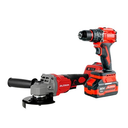 ชุดDUO SET สุดคุ้ม CSB202 สว่านกระแทกและเครื่องเจียรไร้สาย 20V พร้อม แบตเตอรี่ 4.0 Ah x 2