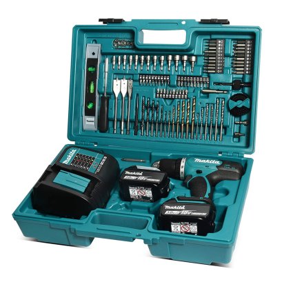 MAKITA สว่านไขควงไร้สาย 18 โวลต์ ขนาด 1/2 นิ้ว รุ่น DDF453FX13 แรงบิดหมุน 38 นิวตันเมตร รวมแบตเตอรี่และแท่นชาร์จ (มากีต้า)