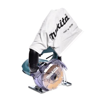 MAKITA เครื่องตัดไฟฟ้า ขนาด 4 นิ้ว (125 มม.) กำลังไฟ 1,400 วัตต์ ความเร็วรอบ 12,200 รอบ/นาที มีถุงเก็บฝุ่น รุ่น 4100KB (มากีต้า)