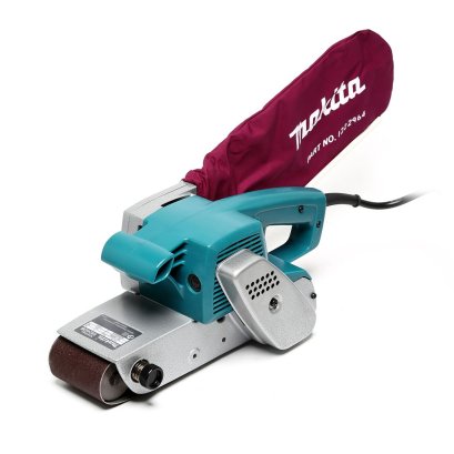 MAKITA เครื่องขัดกระดาษทรายสายพาน ขนาด 3X24 นิ้ว กำลังไฟ 850 วัตต์ รุ่น 9924DB มีถุงเก็บฝุ่น ฉนวนสองชั้น มีระบบกำจัดฝุ่น (มากีต้า)