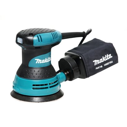 MAKITA เครื่องขัดกระดาษทรายสั่นสุ่ม ขนาด 5 นิ้ว (125 มม.) กำลังไฟ 300 วัตต์ รุ่น BO-5030 ความเร็วการขัด 12,000 ครั้ง/นาที ฉนวนสองชั้น มีระบบเบรคไฟฟ้า มีระบบกำจัดฝุ่น (มากีต้า)
