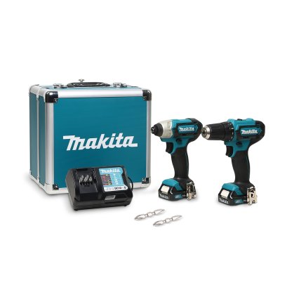 MAKITA ชุด COMBO KIT 12VMAX รุ่น CLX224X1 ประกอบด้วย DF333DZ + TD110DZ พร้อมกล่อง รวมแบตเตอรี่-แท่นชาร์จ (มากีต้า)