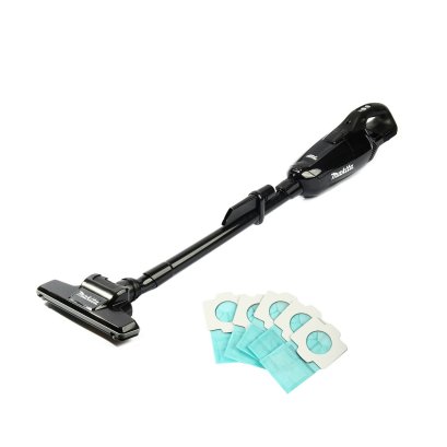 MAKITA เครื่องดูดฝุ่นไร้สาย 18 โวลต์ รุ่น DCL285FZB ถุงกระดาษเก็บฝุ่น 500/300 มล. แรงดันลมสูงสุด 15.5 kPa ปรับได้ 4 ระดับ ถุงเก็บสีดำ ไม่รวมแบตเตอรี่-แท่นชาร์จ (มากีต้า)