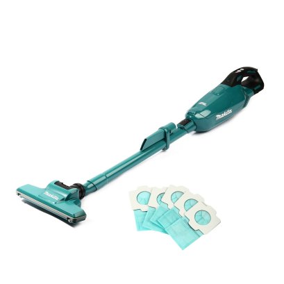 MAKITA เครื่องดูดฝุ่นไร้สาย 18 โวลต์ รุ่น DCL285FZ ถุงกระดาษเก็บฝุ่น 500/300 มล. แรงดันลมสูงสุด 15.5 kPa ปรับได้ 4 ระดับ ถุงเก็บสีเขียว ไม่รวมแบตเตอรี่-แท่นชาร์จ (มากีต้า)