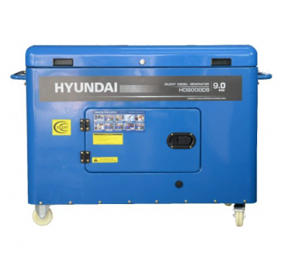 เครื่องกำเนิดไฟฟ้าเครื่องยนต์ดีเซล HYUNDAI HD9000DS 9 กิโลวัตต์ 17 แรงม้า