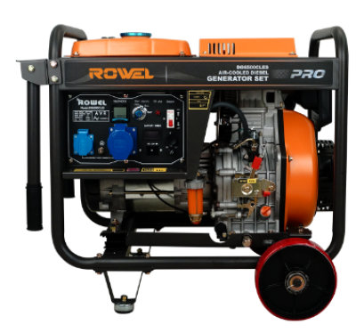 เครื่องกำเนิดไฟฟ้า ROWEL ดีเซล RW-DG6500CLES