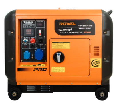 เครื่องกำเนิดไฟฟ้า ROWEL ดีเซล RW-DG6500DS