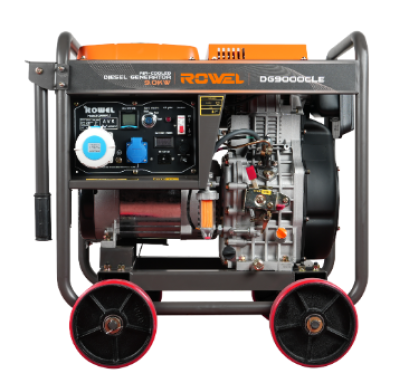 เครื่องกำเนิดไฟฟ้า ROWEL ดีเซล รุ่น RW-DE-DG9000CLE แบบเปิด 9KW
