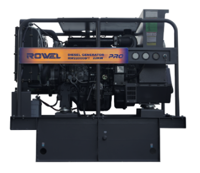 เครื่องกำเนิดไฟฟ้า ROWEL ดีเซล รุ่น RW-DE-RW22000D/T แบบเปิด 22KW 380V