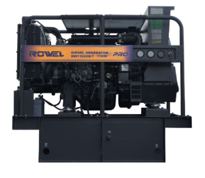 เครื่องกำเนิดไฟฟ้า ROWEL ดีเซล รุ่น RW-DE-RW11000D/T แบบเปิด 11KW 380V