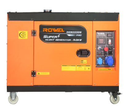 เครื่องกำเนิดไฟฟ้า ROWEL ดีเซล รุ่น RW-DE-DG9000DS แบบปิด 9.0KW