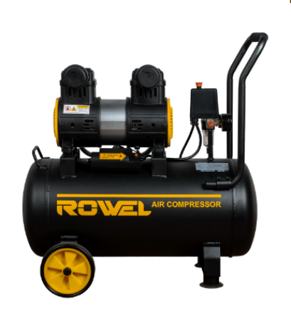 ปั๊มลมออยล์ฟรี ROWEL รุ่น RW-160-50 ขนาด 50ลิตร 2HP 220V 2800RPM