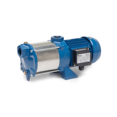 EBARA ปั๊มน้ำหลายใบพัดแนวนอน ส่งสูงสุด 46 ม. ท่อ 1 นิ้ว รุ่น COMPACT A/8 ไฟ 380 โวลต์ มอเตอร์ IE3 ปริมาณน้ำ 20 - 80 ลิตร/นาที เหมาะกับงานสูบน้ำสะอาด (เอบาร่า)