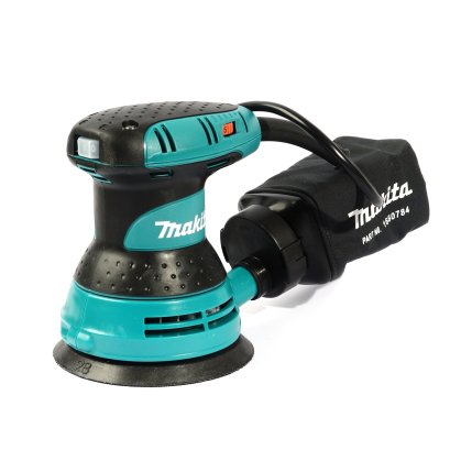 MAKITA เครื่องขัดกระดาษทรายกลมสั่นสุ่ม ขนาด 5 นิ้ว (125 มม.) กำลังไฟ 300 วัตต์ รุ่น BO-5031 ความเร็วการขัด 12,000 ครั้ง/นาที ฉนวนสองชั้น (มากีต้า)