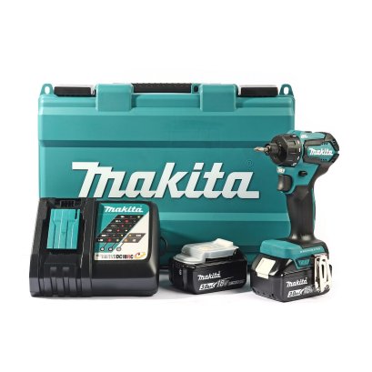 MAKITA สว่านไขควงคลัช 18 โวลต์ ขนาด 1/4 นิ้ว รุ่น DDF083RFE แรงบิดหมุน 40 นิวตันเมตร รวมแบตเตอรี่และแท่นชาร์จ (มากีต้า)