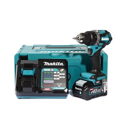 MAKITA สว่านไขควงไร้สาย 40 โวลต์ ขนาด 1/2 นิ้ว รุ่น DF002GM101 แรงบิดหมุน 65 นิวตันเมตร รวมแบตเตอรี่และแท่นชาร์จ (มากีต้า)