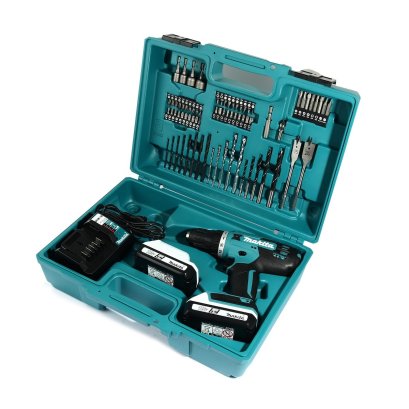 MAKITA สว่านไขควงไร้สาย 18 โวลต์ ขนาด 1/2 นิ้ว รุ่น DF488D005 แรงบิดหมุน 38 นิวตันเมตร รวมแบตเตอรี่และแท่นชาร์จ (มากีต้า)