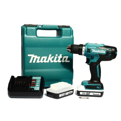 ชุดสว่านไขควงไร้สาย 18 โวลต์ (G-TYPE) MAKITA รุ่น DF488DWE ขนาด 13 มม. พร้อมแบตเตอรี่และแท่นชาร์จ ความสามารถในการเจาะเหล็ก 13 มม. ความสามารถในการเจาะไม้ 36 มม. ความเร็วรอบตัวเปล่า (ต่ำ/สูง) 0-400/0-1400 รอบ/นาที