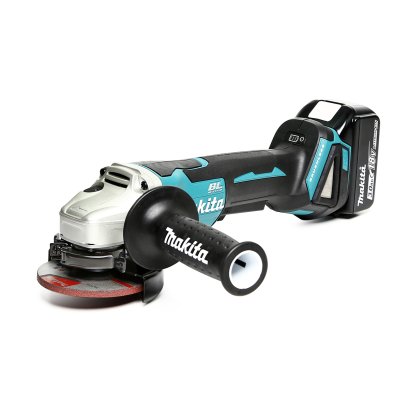 MAKITA เครื่องเจียไร้สาย 18 โวลต์ ขนาด 4 นิ้ว รุ่น DGA405RFE ความเร็วรอบตัวเปล่า 8,500 รอบ/นาที รวมแบตเตอรี่และแท่นชาร์จ (มากีต้า)