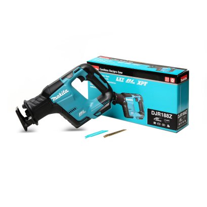 MAKITA เลื่อยชักไร้สาย 18 โวลต์ รุ่น DJR188Z ความยาวช่วงชัก 13/16 นิ้ว ไม่รวมแบตเตอรี่-แท่นชาร์จ (มากีต้า)