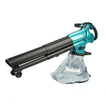 MAKITA เครื่องเป่าลมสนาม+ดูด 2 ล้อ 18 โวลต์ รุ่น DUB187Z ถุงเก็บฝุ่น 25 ลิตร ความเร็วลมสูงสุด 64 ม./วินาที ความเร็วรอบ 9,000-13,500 รอบ/นาที ไม่รวมแบตเตอรี่-แท่นชาร์จ (มากีต้า)