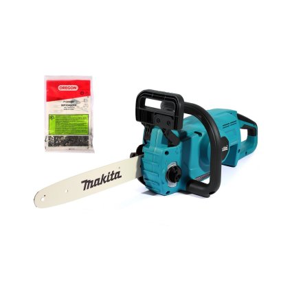 MAKITA เลื่อยโซ่ไร้สาย 18 โวลต์ ความยาวบาร์ 12 นิ้ว รุ่น DUC307ZX1 ความจุถังน้ำมันโซ่ 150 มล. มอเตอร์ไร้แปรงถ่าน ไม่รวมแบตเตอรี่และแท่นชาร์จ (มากีต้า)