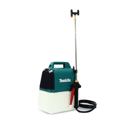MAKITA เครื่องพ่นยาไร้สาย 18 โวลต์ ถังเคมี 5 ลิตร แรงดัน 3 บาร์ รุ่น DUS054Z ก้านฉีด 1.7 เมตร ฉีดพ่นแบบหัวเดี่ยว/คู่ได้ ไม่รวมแบตเตอรี่ - แท่นชาร์จ (มากีต้า)