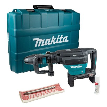 MAKITA เครื่องสกัดไร้สาย 80 โวลต์ ขนาด 18 มม. (11/16 นิ้ว) รุ่น HM001GZ ใช้กับดอกสว่าน SDS-MAX พลังงานการกระแทก EPTA 20.9 จูล ไม่รวมแบตเตอรี่และแท่นชาร์จ (มากีต้า)
