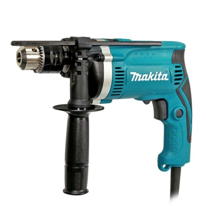 MAKITA สว่านกระแทกไฟฟ้า ขนาด 16 มม. (5/8 นิ้ว) กำลังไฟ 710 วัตต์ รุ่น HP-1630 ความเร็วรอบ 0 - 3,200 รอบ/นาที มีฉนวนสองชั้น ปรับซ้ายขวาได้ ปรับความเร็วได้ (มากีต้า)