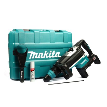 MAKITA สว่านโรตารี่ไร้สาย 80 โวลต์ ขนาด 52 มม. (2-1/16 นิ้ว) รุ่น HR006GZ ใช้กับดอกสว่าน SDS-MAX พลังงานการกระแทก EPTA 21.4 จูล ไม่รวมแบตเตอรี่-แท่นชาร์จ (มากีต้า)