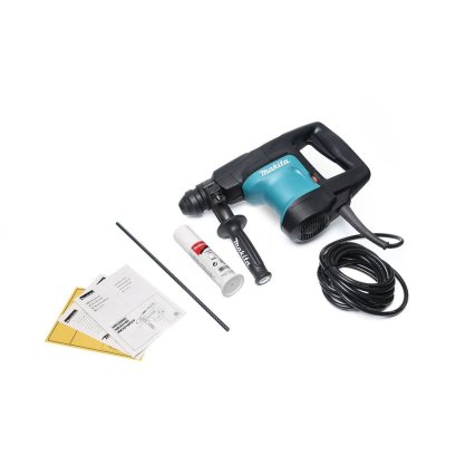 MAKITA สว่านโรตารี่ไฟฟ้า 3 ระบบ 32 มม. (1-1/4 นิ้ว) กำลังไฟ 850 วัตต์ รุ่น HR-3200C พลังงานการกระแทก 5.1 จูล ใช้กับดอก SDS-PLUS (มากีต้า)