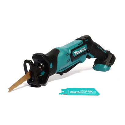 MAKITA เลื่อยชักไร้สาย 12 โวลต์ (Tool Less) รุ่น JR103DZ ความยาวช่วงชัก 1/2 นิ้ว ไม่รวมแบตเตอรี่-แท่นชาร์จ (มากีต้า)