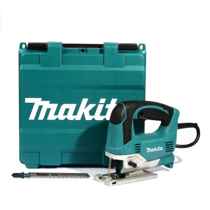 MAKITA เลื่อยจิ๊กซอว์ปรับรอบแบบเตะ B-TYPE กำลังไฟ 650 วัตต์ รุ่น JV0600K ความยาวช่วงชัก 23 มม. (7/8 นิ้ว) ความเร็วช่วงชัก 500 - 3,100 จังหวะ/นาที (มากีต้า)