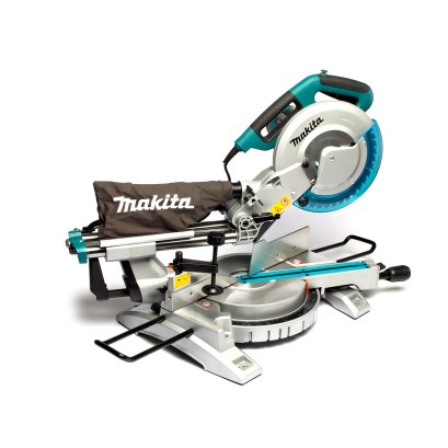 MAKITA แท่นตัดสไลท์องศา ขนาด 10-1/4 นิ้ว (260 มม.) กำลังไฟ 1,430 วัตต์ รุ่น LS-1017L ความเร็วรอบตัวเปล่า 4,200 รอบ/นาที พร้อมใบเลื่อยวงเดือน TCT 10&quot;x40T (มากีต้า)