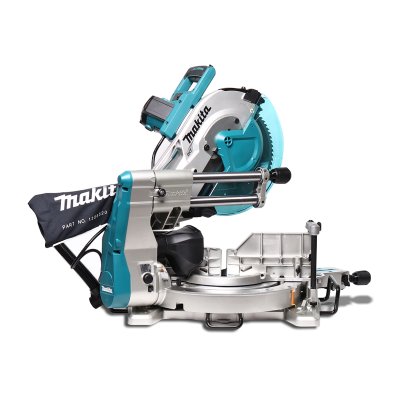MAKITA แท่นตัดสไลท์องศา ขนาด 12 นิ้ว (305 มม.) กำลังไฟ 1,800 วัตต์ รุ่น LS1219L ความเร็วรอบ 3,200 รอบ/นาที มีเส้นเลเซอร์วางแนวใบเลื่อย ใบเลื่อยวงเดือน TCT 12&quot;x60T (มากีต้า)