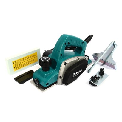 MAKITA กบไสไม้ไฟฟ้า ขนาด 3-1/4 นิ้ว (82 มม.) กำลังไฟ 500 วัตต์ รุ่น M1902B กบกินเนื้อไม้ลึก 1 มม. ความเร็วรอบตัวเปล่า 16,000 รอบ/นาที (มากีต้า : MT-Series)