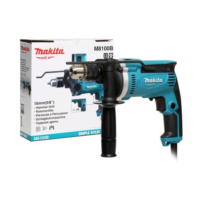 MAKITA สว่านกระแทกไฟฟ้า ขนาด 16 มม. (5/8 นิ้ว) กำลังไฟ 710 วัตต์ รุ่น M8100B ความเร็วรอบตัวเปล่า 0 - 3,200 รอบ/นาที (มากีต้า : MT-Series)