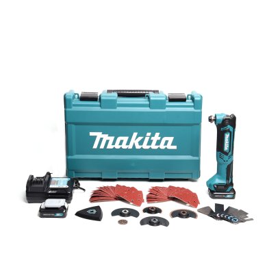 MAKITA เครื่องมืออเนกประสงค์ไร้สาย 12 โวลต์ รุ่น TM30DWYEX3 อัตราการสั่น 6,000-20,000 ครั้ง/นาที รวมแบตเตอรี่-แท่นชาร์จ (มากีต้า)