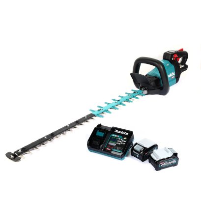 MAKITA เครื่องเล็มพุ่มไร้สาย 40 โวลต์ ความยาวใบมีด 750 มม. รุ่น UH005GM201 กำลังไฟ 720 วัตต์ ตัดสูงสุด 23.5 มม. รวมแบตเตอรี่-แท่นชาร์จ (มากีต้า)