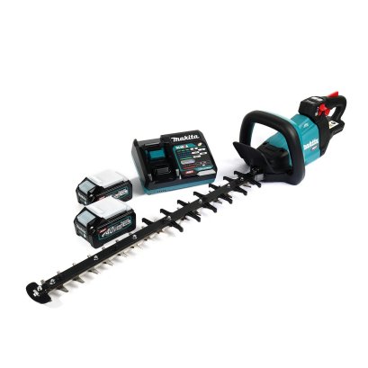 MAKITA เครื่องเล็มพุ่มไร้สาย 40 โวลต์ ความยาวใบมีด 600 มม. รุ่น UH006GM201 กำลังไฟ 720 วัตต์ ตัดสูงสุด 25 มม. รวมแบตเตอรี่-แท่นชาร์จ (มากีต้า)