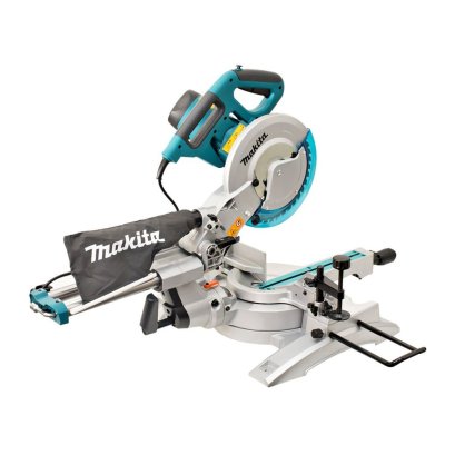 MAKITA แท่นตัดสไลท์องศา ขนาด 10-1/4 นิ้ว (255 มม.) กำลังไฟ 1,430 วัตต์ รุ่น LS-1018L ความเร็วรอบตัวเปล่า 4,300 รอบ/นาที มีเส้นเลเซอร์วางแนวใบเลื่อย ใบเลื่อยวงเดือน TCT 10&quot;x40T (มากีต้า)